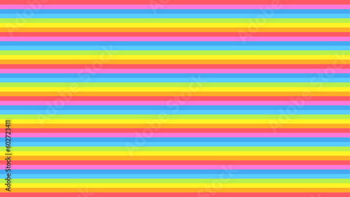 横向きの虹のパターン背景