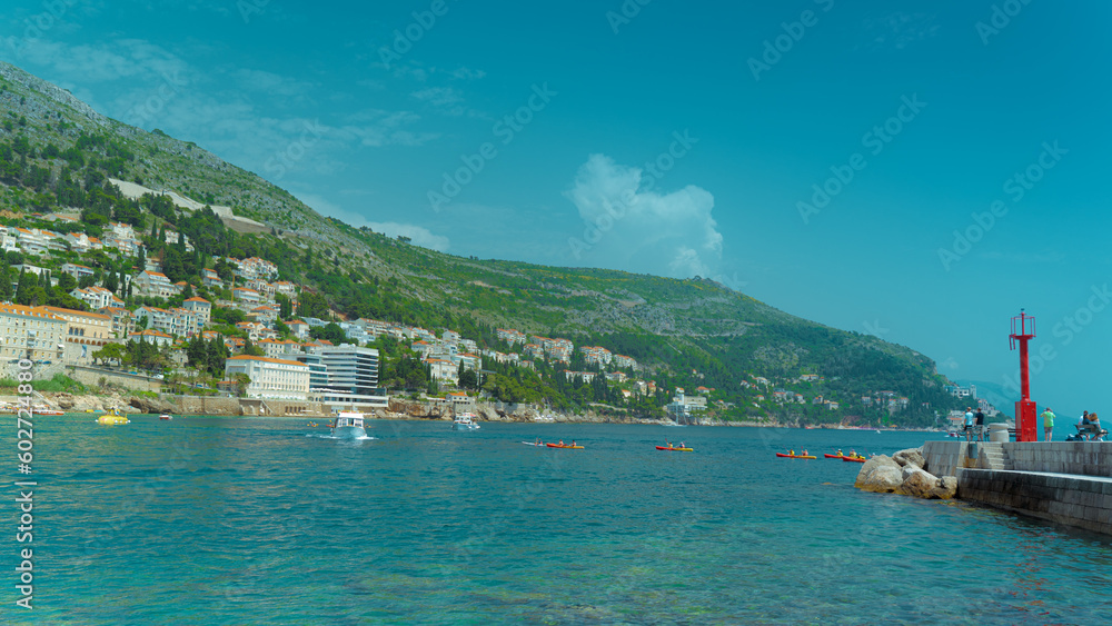 Naklejka premium view of the bay