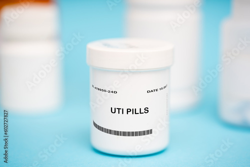 uti pills medication In plastic vial