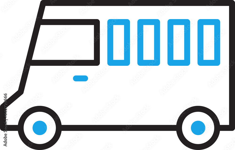 van icon illustration van icon illustration