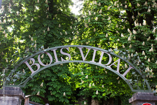 parc of Bois Vidal of Aix-les-bains town Auvergne-Rhône-Alpes region France