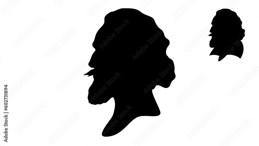 Captain John Smith silhouette Captain John Smith silhouette
