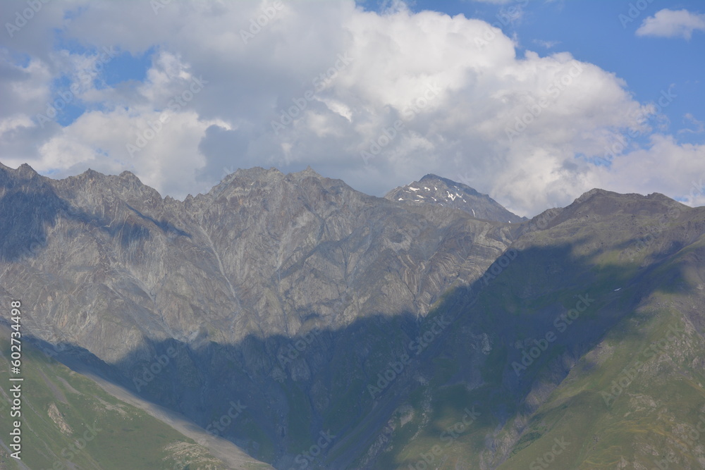 Georgia. Mount Kazbek and others. Panoramic views