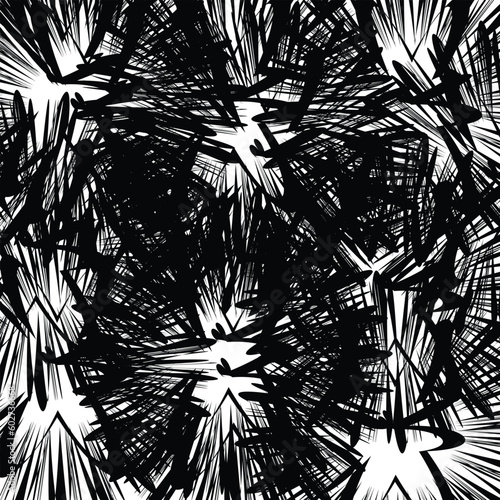 Grungy Black And White Texture Vector