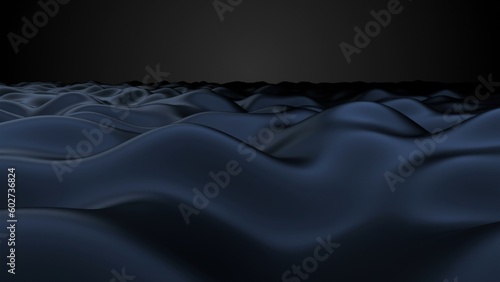 Abstract close up view of oil, background with visual oil drop surface, 3d render