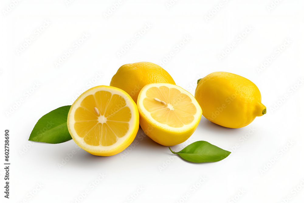 Creative fruits composition. Beautiful whole sliced half yellow lemons isolated on white background. flat lay top side view
Creative fruits composition. Beautiful whole sliced half yellow lemons isolated on white background. flat lay top side view