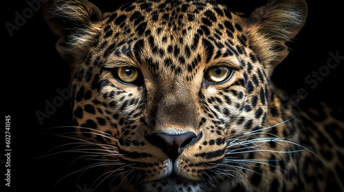 portrait of a leopard © Craig