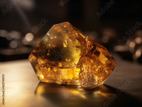 Secrets within the Citrine's Sunny Surface