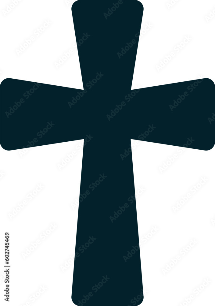 Christianity Cross Glyph illustration Christianity Cross Glyph illustration