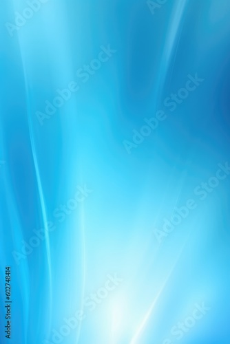 Abstract light blue blurred background with beautiful lighting spots and reflections