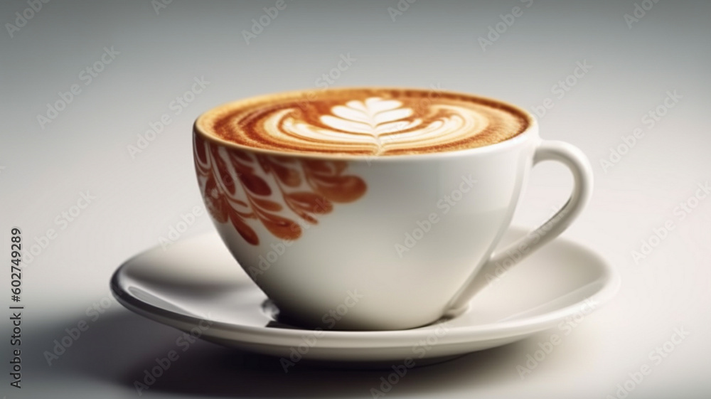 Cup of Coffee and Milk Cup of Coffee and Milk