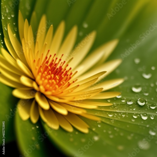 rain drop on a petal of a flower