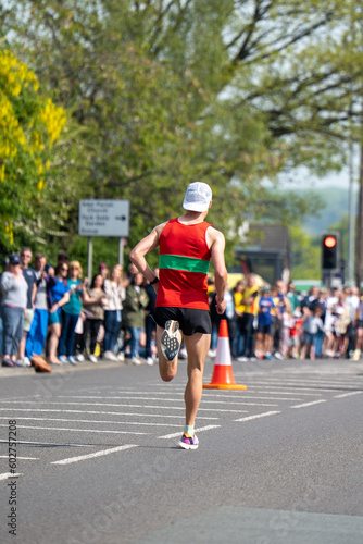 Runners running in the Rob Burrow Leeds Marathon 2023