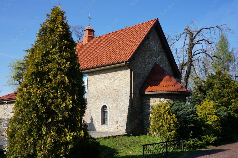 Chapel of the Nativity of Jesus (Kaplica Narodzenia Pana Jezusa) was built at the turn of the 17th and 18th centuries. Myszkow, Poland. Chapel of the Nativity of Jesus (Kaplica Narodzenia Pana Jezusa) was built at the turn of the 17th and 18th centuries. Myszkow, Poland.