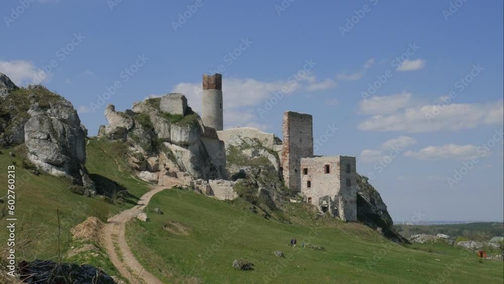 Medieval castle riuns in Olsztyn, Polish jura Medieval castle riuns in Olsztyn, Polish jura