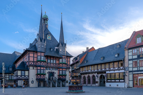 Wernigerode, die kleine Fachwerk Stadt im Harz ist immer einen Besuch wert