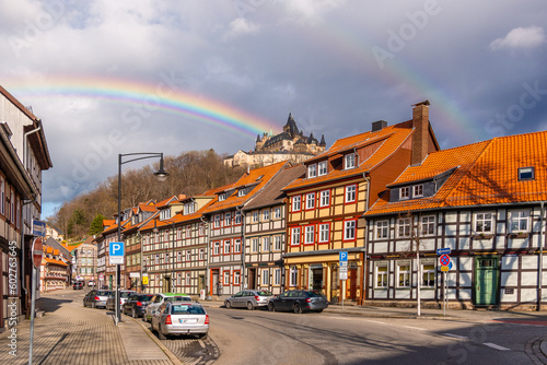 Wernigerode  die kleine Fachwerk Stadt im Harz ist immer einen Besuch wert
