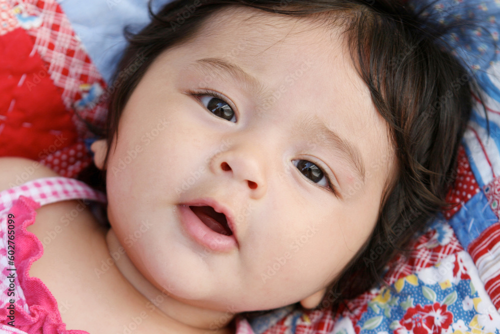 Portrait of a beautiful Thai baby. Portrait of a beautiful Thai baby.