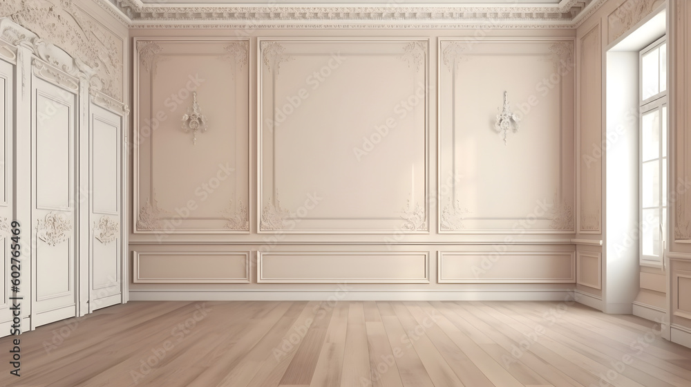 Minimalist Interior of modern interior desige 3D rendering, generative ai Minimalist Interior of modern interior desige 3D rendering, generative ai