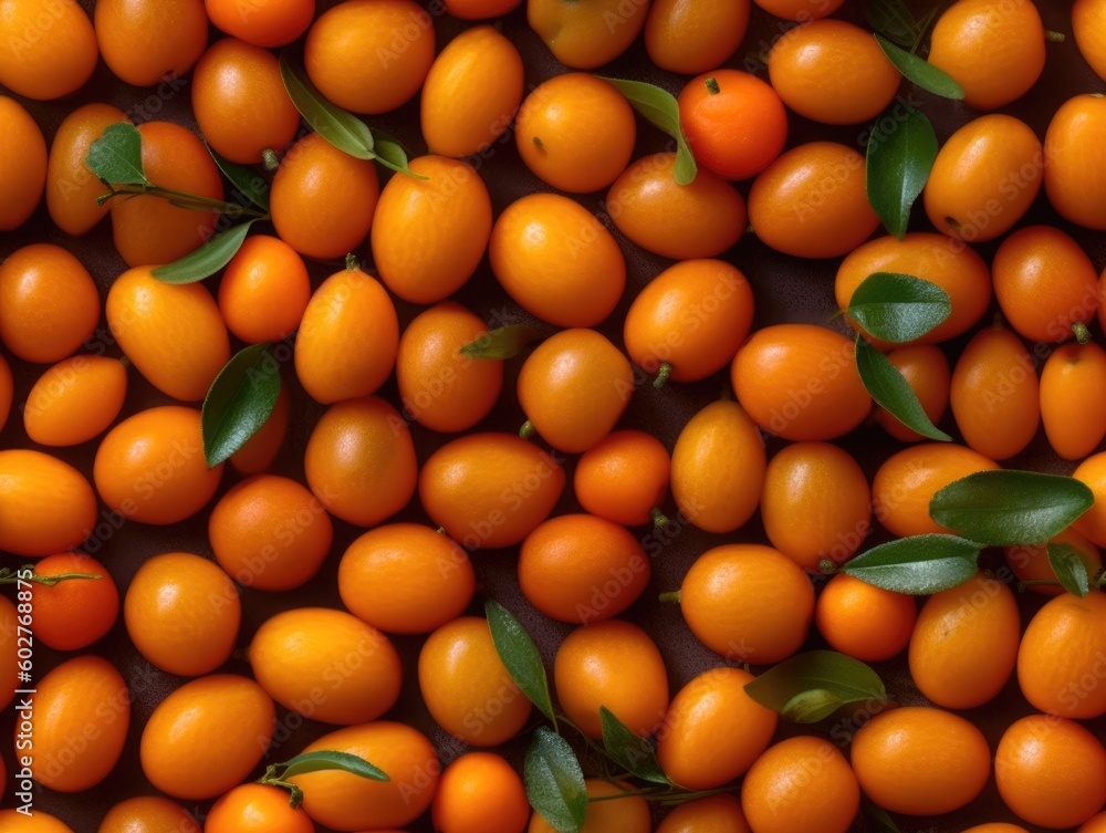 Kumquats background as seamless tile (generative AI) Kumquats background as seamless tile (generative AI)