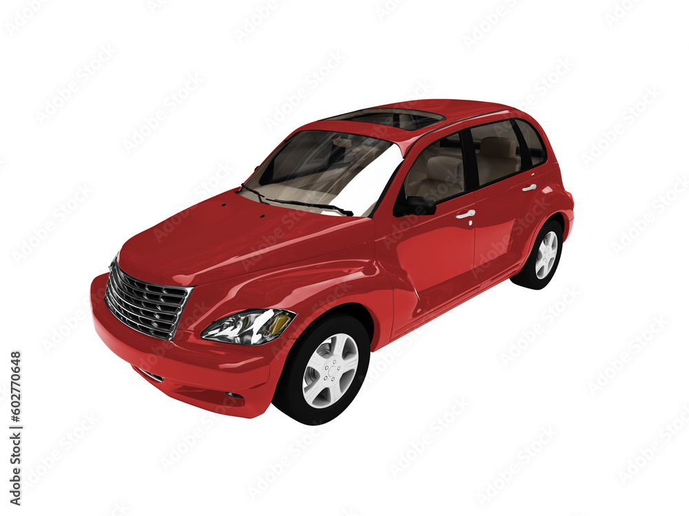isolated american car on a white background isolated american car on a white background