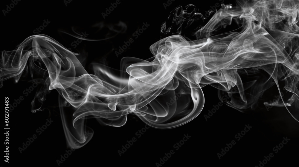 Obraz premium Fog, Smoke, Haze or Mist. Made with an generative AI