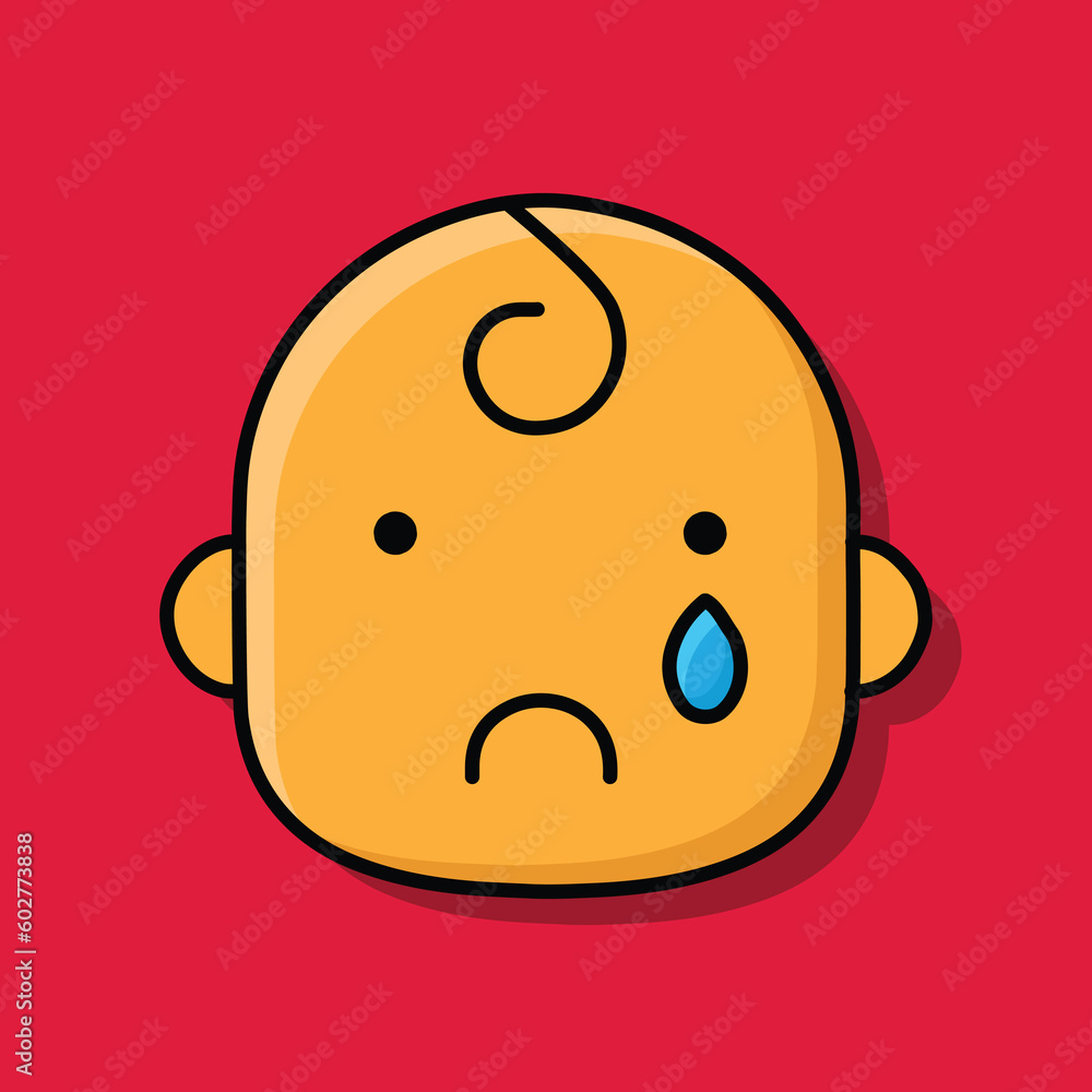 Sad Crying Face Cute Baby Face Emoji Sad Crying Face Cute Baby Face Emoji