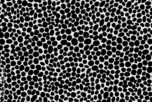 Hand-Drawn Animal Spots: Polka Dots. Generative AI