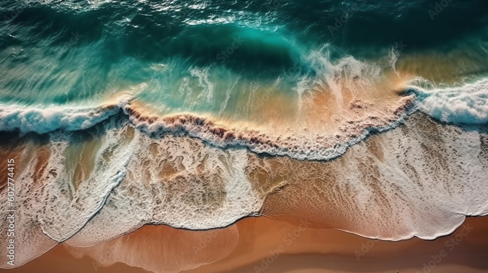 Obraz premium Beautiful Ocean View, made with generative AI