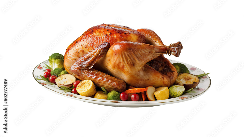 Turkey Dinner, Cutout PNG Images. Perfect for Food Bloggers and Holiday Promotions. Generative AI. Turkey Dinner, Cutout PNG Images. Perfect for Food Bloggers and Holiday Promotions. Generative AI.