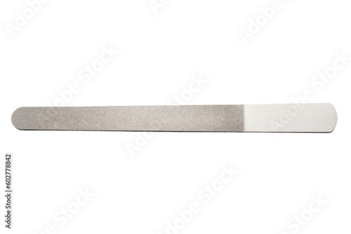 Tableau sur toile Diamond nail file isolated on white