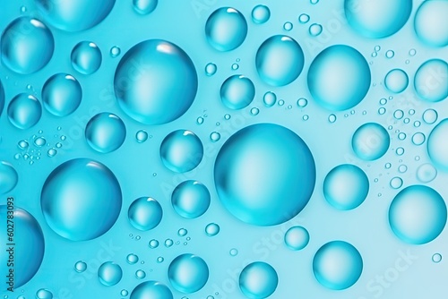 blue water bubble pattern background Generative AI
