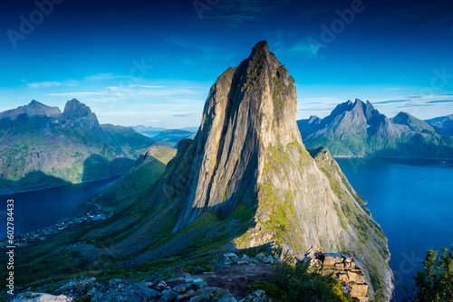 Mount Segla at sunset  Senja   Norway