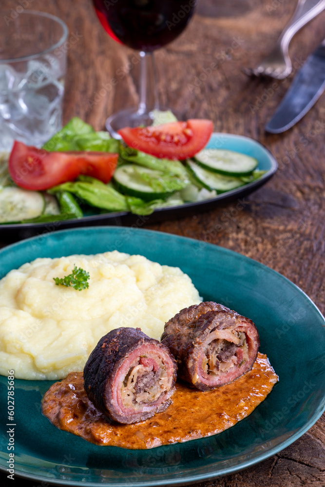 german meat roulade