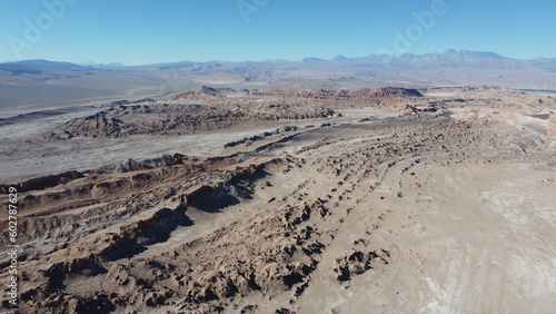 Visão aérea de San Pedro do Atacama no Chile