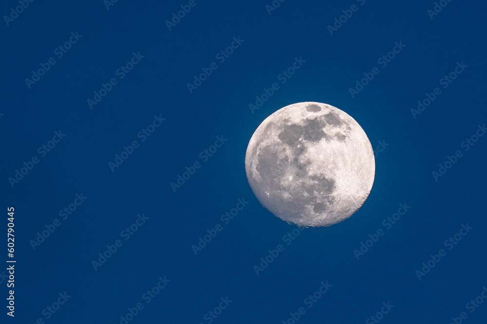 Close up view of the moon Close up view of the moon