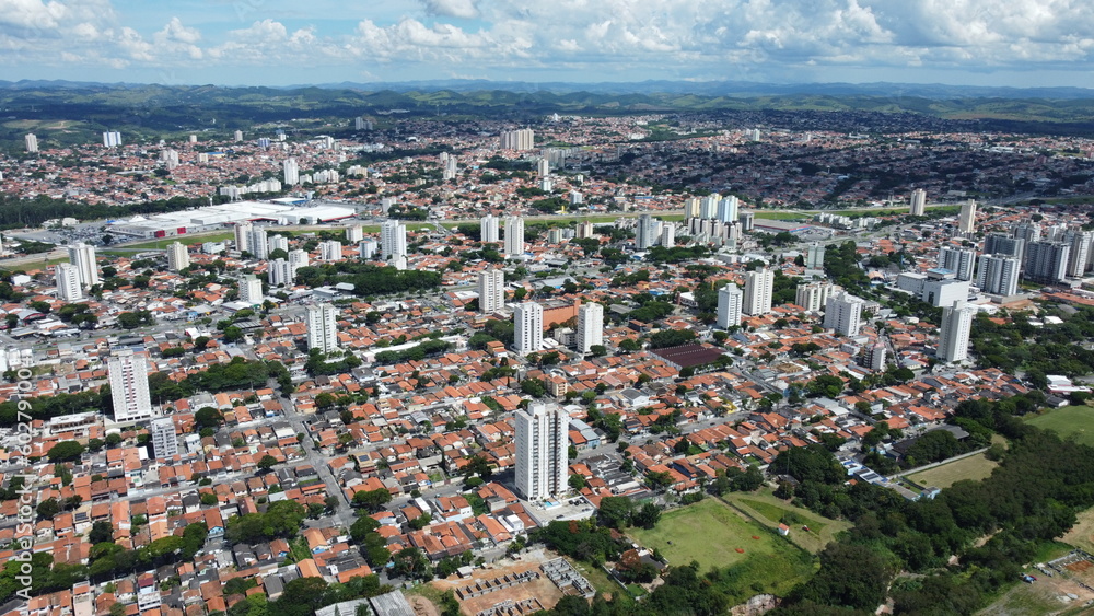 Fototapeta premium Região central da cidade de São José dos Campos, SP, Brasil.