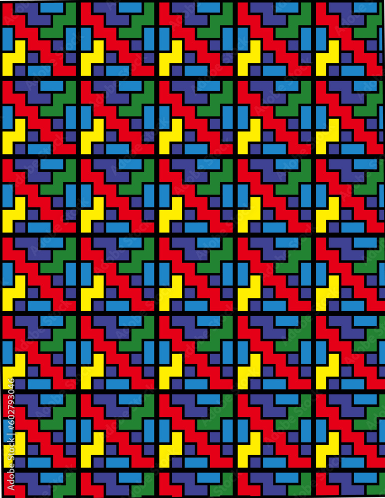 Fototapeta premium SEAMLESS PATTERN DESIGN