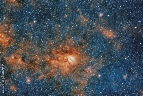 dazzling Milky Way galaxy with stars clustered together Generative AI