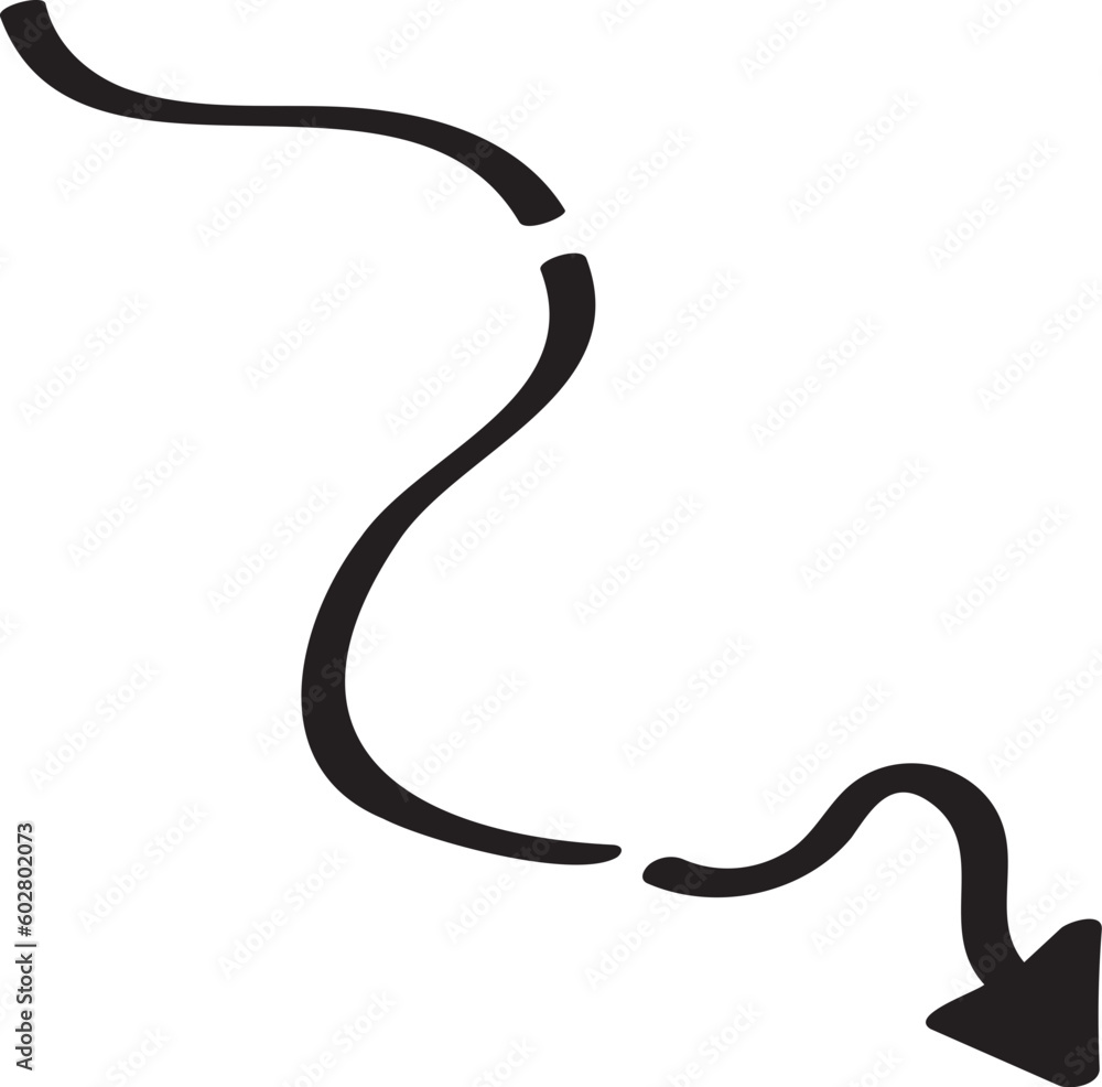 decoration hand drawn arrow illustration. decoration hand drawn arrow illustration.