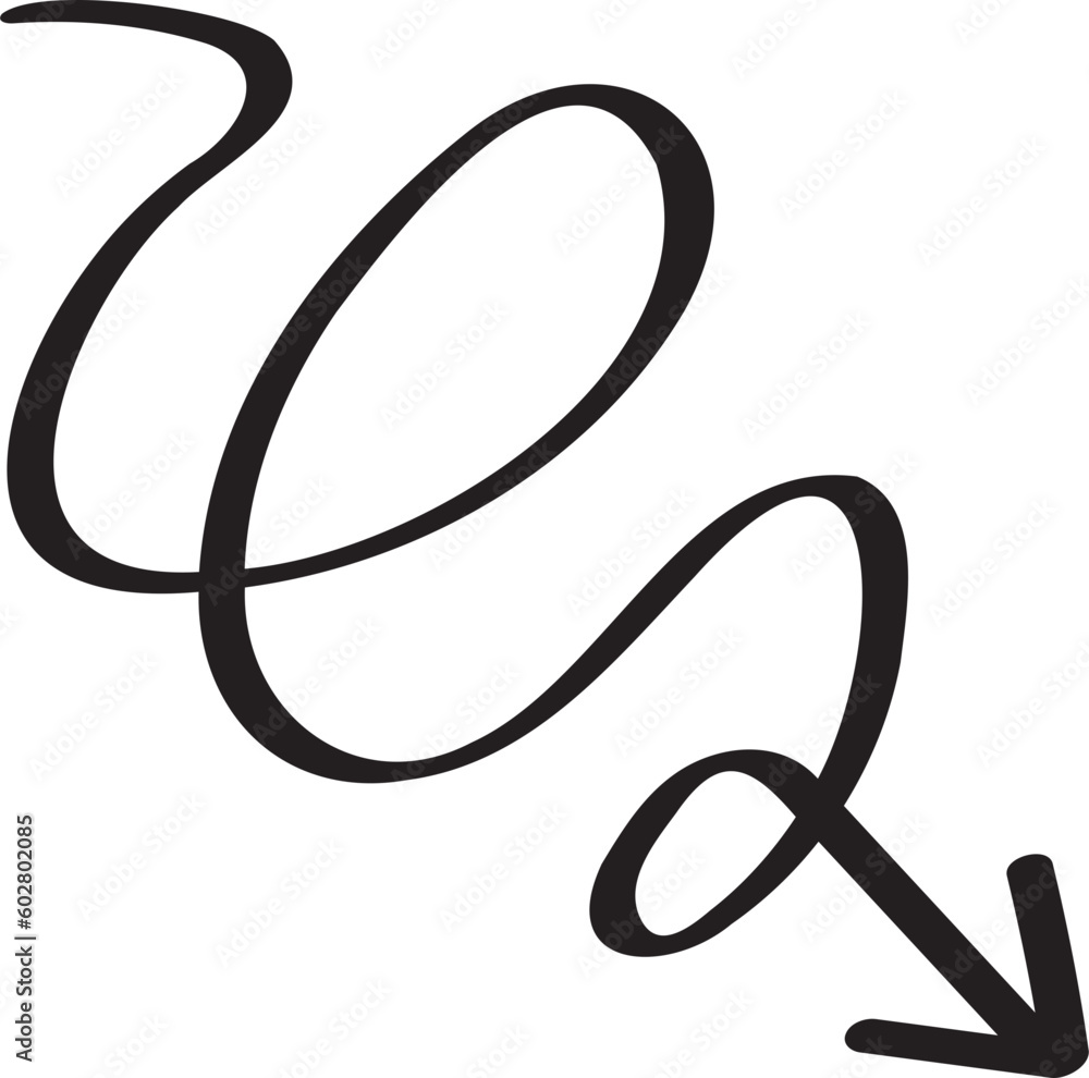 decoration hand drawn arrow illustration. decoration hand drawn arrow illustration.