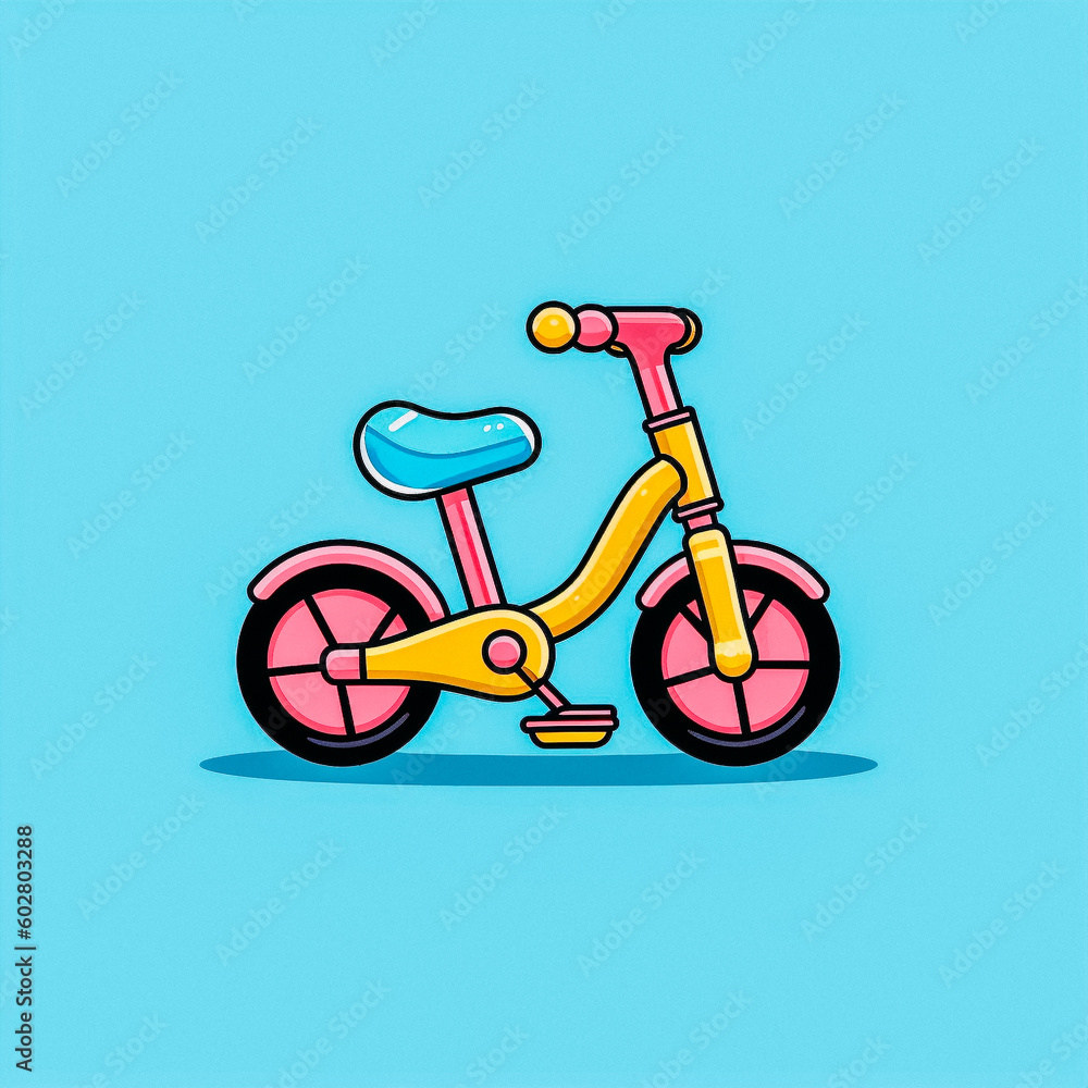illustration of a bicycle - created with Generative AI technology illustration of a bicycle - created with Generative AI technology