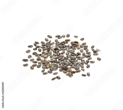 chia seeds organic on  trasparent  png