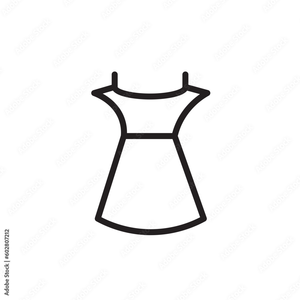 Clothing Dress Woman Outline Icon Clothing Dress Woman Outline Icon