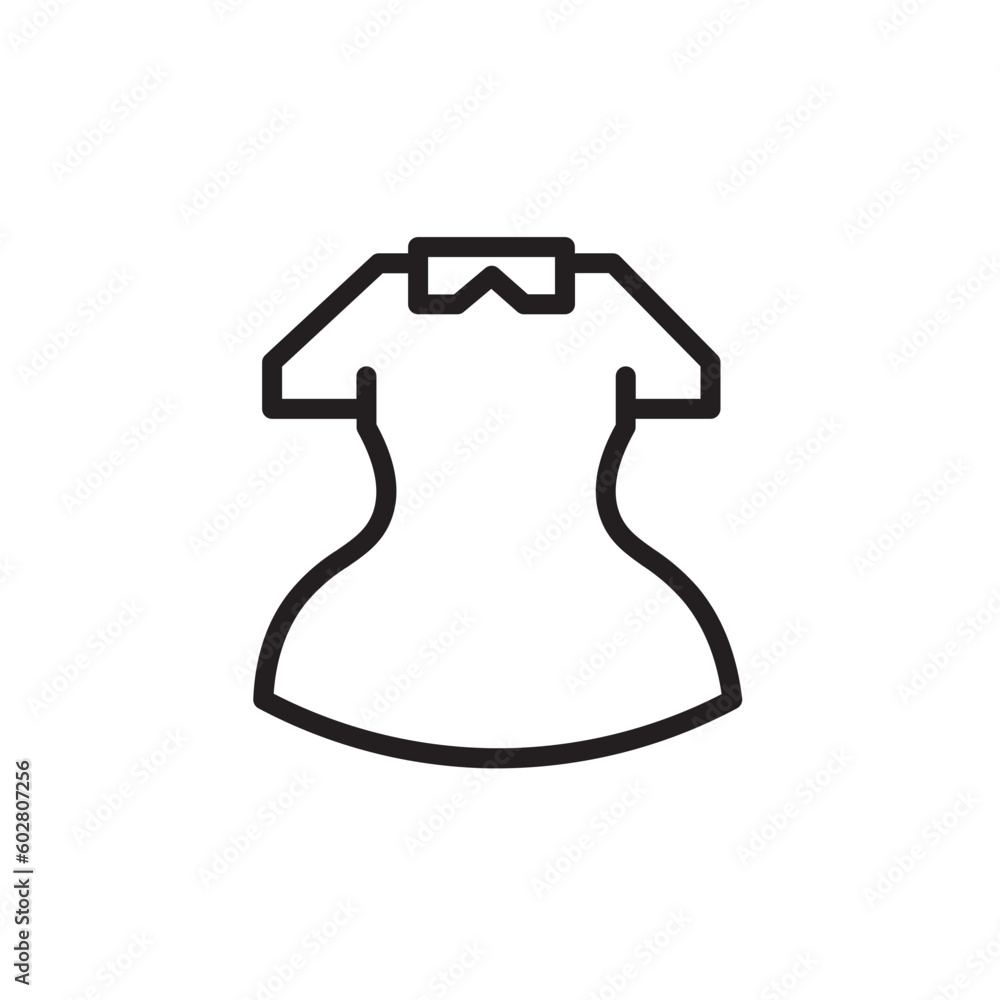 Fashion Garment Shirt Outline Icon Fashion Garment Shirt Outline Icon