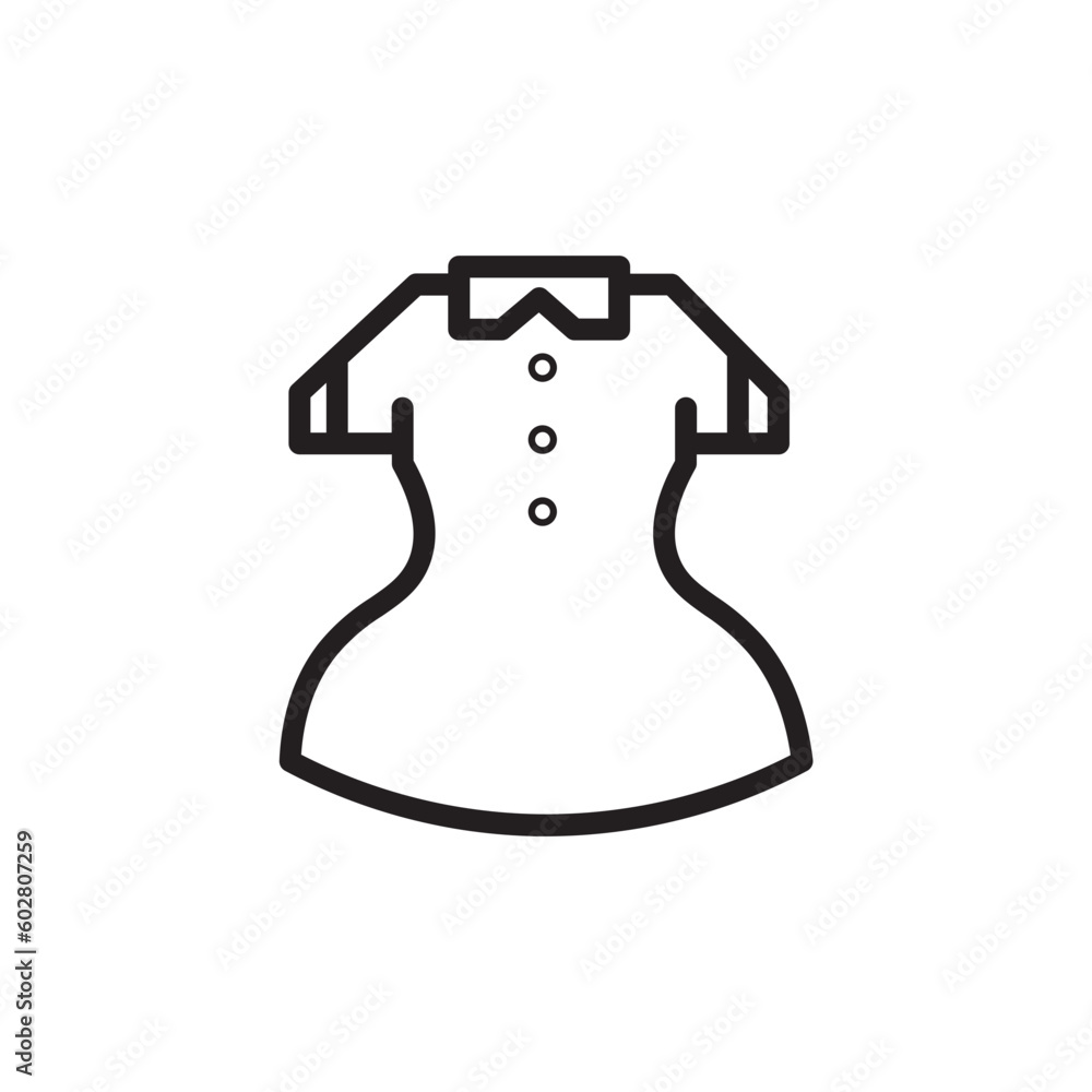 Fashion Garment Shirt Outline Icon Fashion Garment Shirt Outline Icon