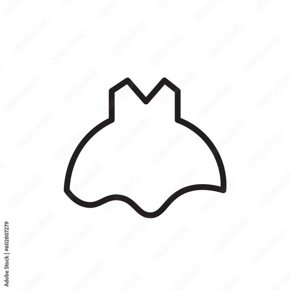 Fashion Garment Shirt Outline Icon Fashion Garment Shirt Outline Icon