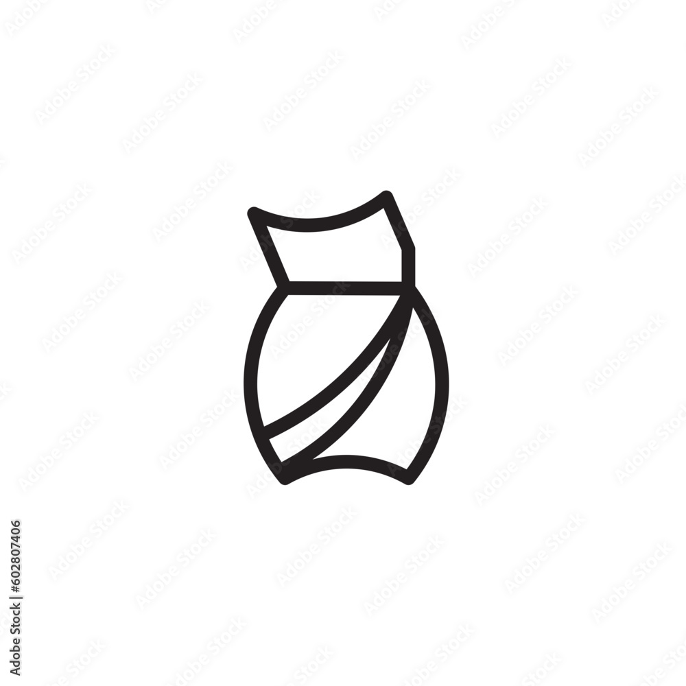 Clothing Fashion Woman Outline Icon Clothing Fashion Woman Outline Icon