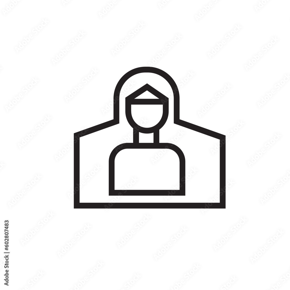 Jacket Man Cracker Outline Icon Jacket Man Cracker Outline Icon