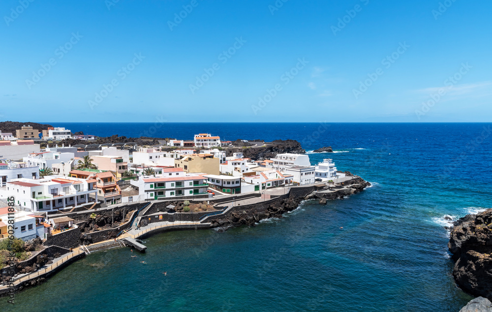 Seascape of Tamaduste, El Hierro. Canary Islands.